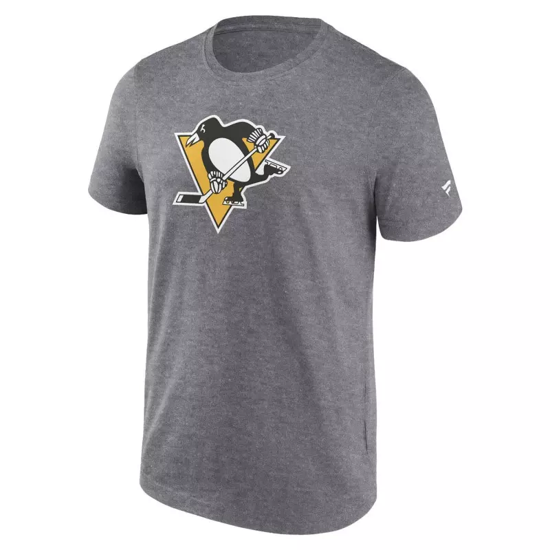 T-shirt NHL Pittsburgh Penguins Fanatics Primary Logo gris