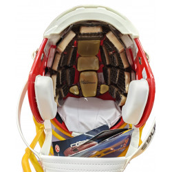 Casque de Football Américain Rawlings Impulse Rouge - Protection et Confort Maximaux