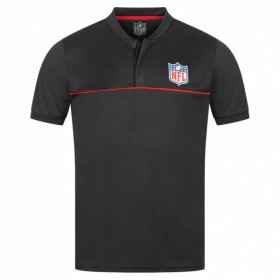 Polo NFL Fanatics Prime Mesh Negro para hombre