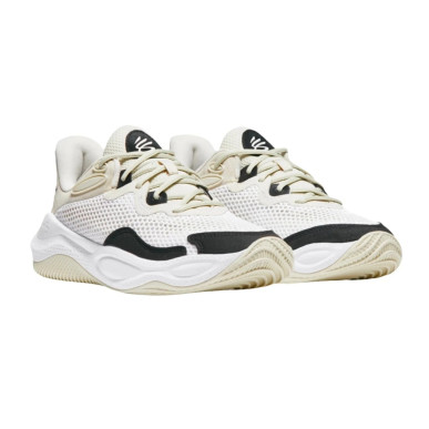 Chaussure de Basketball Under Armour Curry Splash 24 Creme - Confort et Performance Exceptionnels