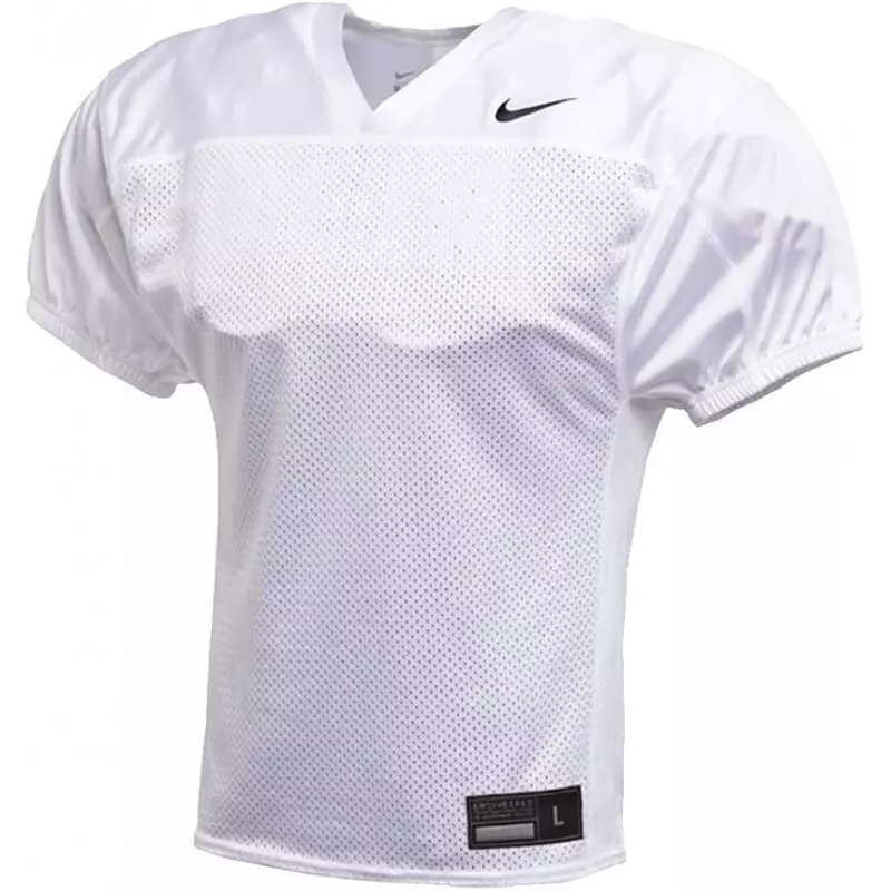 Maillot de football américain Nike Recruit practice Blanc