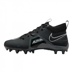 Tacos de Fútbol Americano Moldeados Nike Alpha Menace Varsity 3 Mid Negro – Rendimiento y Comodidad