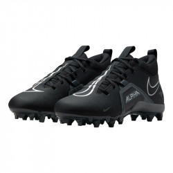 Tacos de Fútbol Americano Moldeados Nike Alpha Menace Varsity 3 Mid Negro – Rendimiento y Comodidad