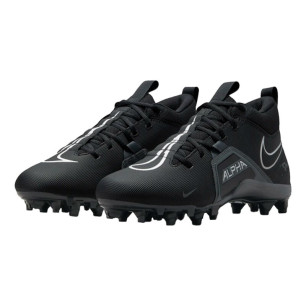 Men's Football Cleats Nike Alpha Menace Varsity 3 Mid Black grey