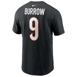 Camiseta NFL Joe Burrow Cincinnati Bengals Nike Player - Número 9