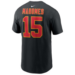 T-shirt NFL Patrick Mahomes Kansas City Chiefs Nike Player Noir - Numéro 15