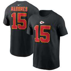 T-shirt NFL Patrick Mahomes Kansas City Chiefs Nike Player Noir - Numéro 15