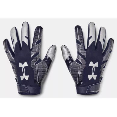 Under armour F8 football gloves navy