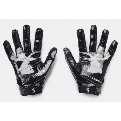 Gants de football américain Under armour F8 Noir