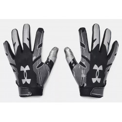 Guantes de futbol americano Under armour F8 Negro