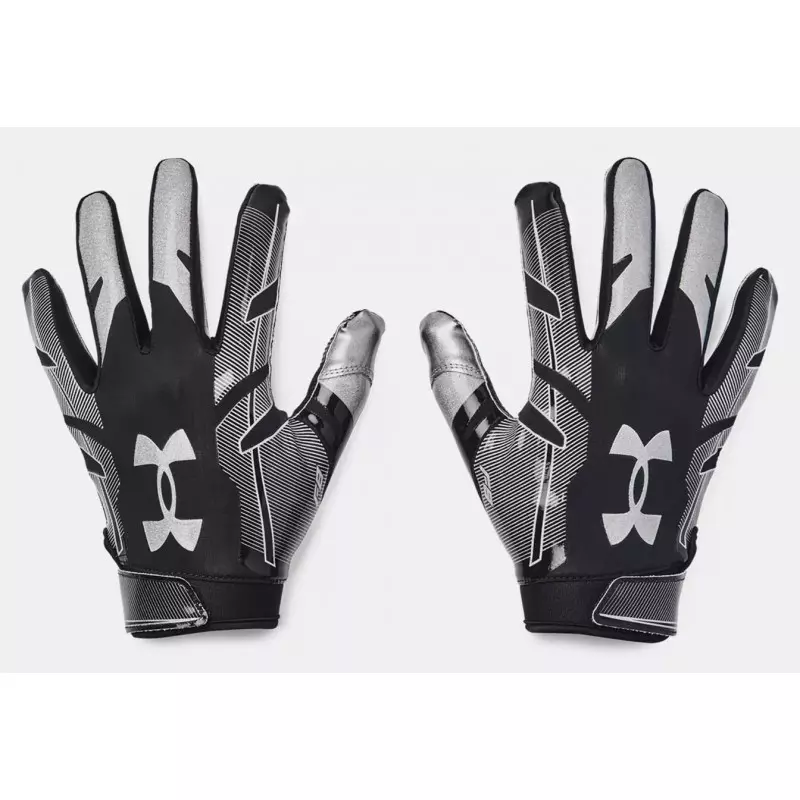 Gants de football américain Under armour F8 Noir