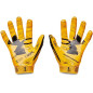 Gants de football américain Under armour F8 Jaune Gants de football américain Under armour F8 Jaune