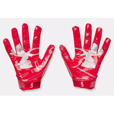 Under armour F8 football gloves Red