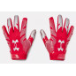 Guantes de futbol americano Under armour F8 Rojo Guantes de futbol americano Under armour F8 Rojo
