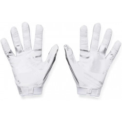 Guantes de futbol americano Under armour F8 Blanco