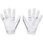 Guantes de futbol americano Under armour F8 Blanco Guantes de futbol americano Under armour F8 Blanco