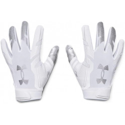 Guantes de futbol americano Under armour F8 Blanco