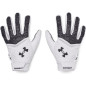Under armour Combat football gloves White Under armour Combat football gloves White