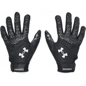 Gants de football américain Under armour Combat Noir