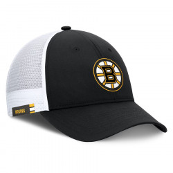 Casquette NHL Boston Bruins Fanatics Authentic Pro Rink Trucker Noir