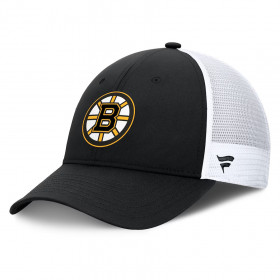 Casquette NHL Boston Bruins Fanatics Authentic Pro Rink Trucker Noir