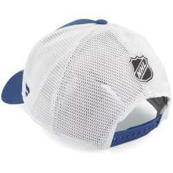 Casquette NHL Edmonto Oilers Fanatics Authentic Pro Rink Trucker Bleu