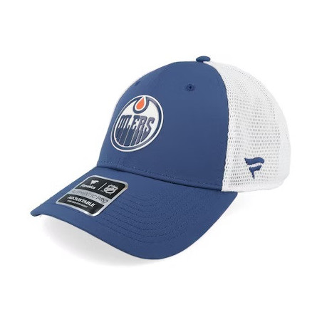 Gorra NHL Edmonto Oilers Fanatics Authentic Pro Rink Trucker Azul