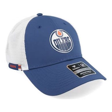 Gorra NHL Edmonto Oilers Fanatics Authentic Pro Rink Trucker Azul