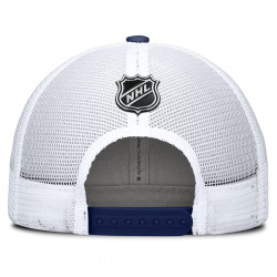 Casquette NHL New York Rangers Fanatics Authentic Pro Rink Trucker Bleu marine