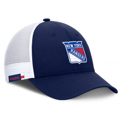 Casquette NHL New York Rangers Fanatics Authentic Pro Rink Trucker Bleu marine