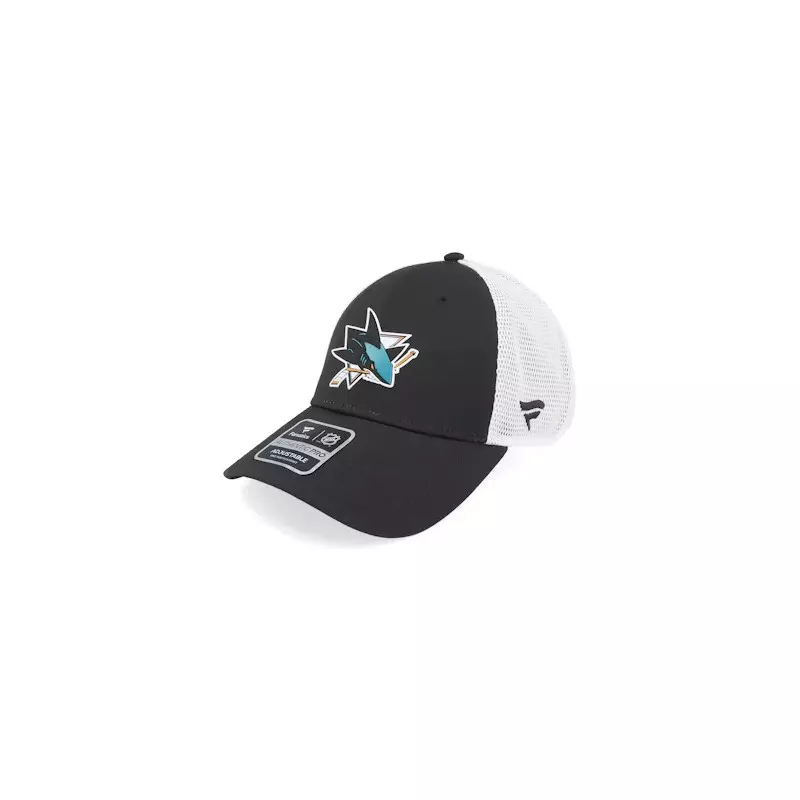 Casquette NHL San Jose Sharks Fanatics Authentic Pro Rink Trucker Noir