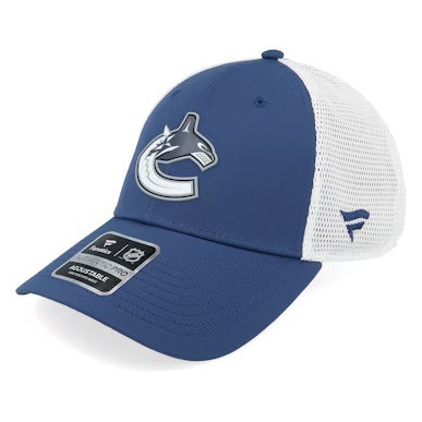 Fanatics Authentic Pro Rink Cap NHL Vancouver Canucks Royal