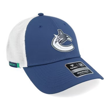 Gorra NHL Vancouver Canucks Fanatics Authentic Pro Rink Trucker Azul