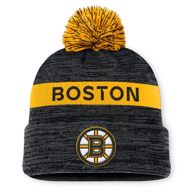 Bonnet NHL Boston Bruins Fanatics Authentic Pro Rink Bonnet NHL Boston Bruins Fanatics Authentic Pro Rink
