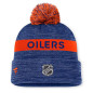Gorro NHL Edmonton Oilers Fanatics Authentic Pro Rink con pom Gorro NHL Edmonton Oilers Fanatics Authentic Pro Rink con pom