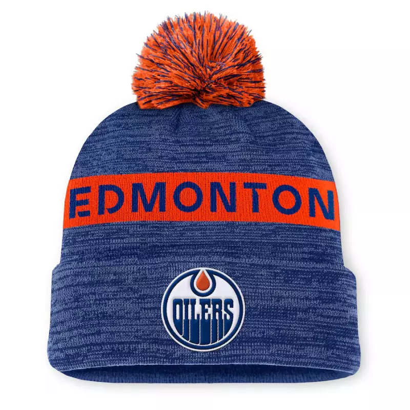 Bonnet NHL Edmonto Oilers Fanatics Authentic Pro Rink