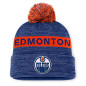 NHL Edmonto Oilers Fanatics Authentic Pro Rink Beanie Cuff With POM NHL Edmonto Oilers Fanatics Authentic Pro Rink Beanie Cuff With POM