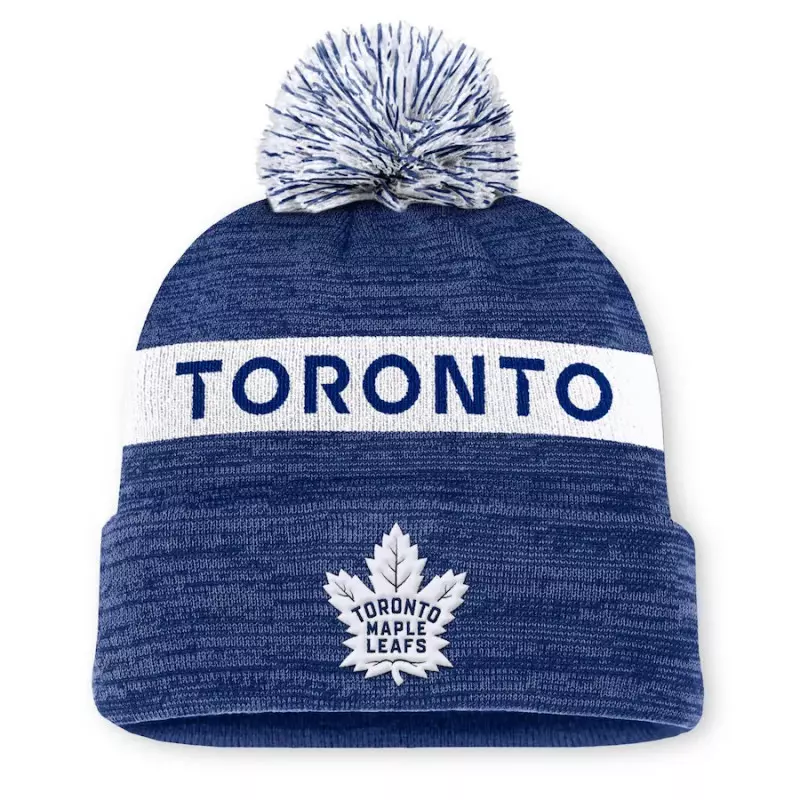 Gorro NHL Toronto Maple Leafs Fanatics Authentic Pro Rink con pom