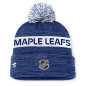 NHL Toronto Maple Leafs Fanatics Authentic Pro Rink Beanie Cuff With POM
