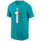 Nike player T-shirt NFL Tua Tagovailoa Miami Dolphins Aqua Nike player T-shirt NFL Tua Tagovailoa Miami Dolphins Aqua