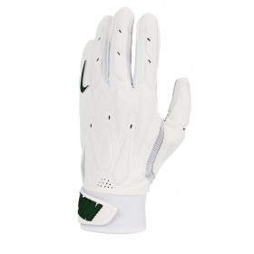 Gants de Football Américain Nike D-Tack 7.0 Blanc / Vert pour Linemen