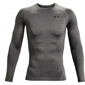 T-shirt de compresión Mangas largas Under Armour Heatgear Gris