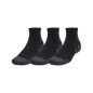 Under Armour Performance Tech quarter Socks Negro 3 pack