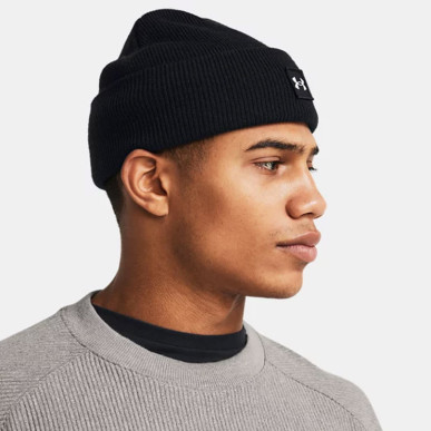 Under Armour Halftime Shallow Cuff Black Beanie - Style, Comfort, and Performance