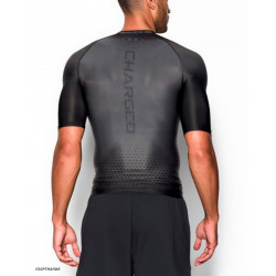 T-shirt de compression Under Armour Recharge Gris