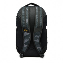 Mochila Under Armour Hustle 6.0 Negro Camo – Resistente y Práctica