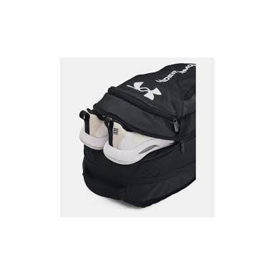 Mochila Under Armour Hustle 6.0 Negro – Resistente y Práctica