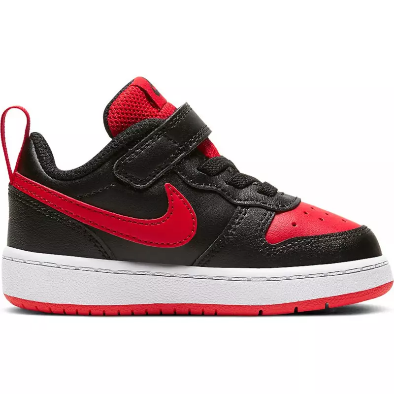 Nike Court Borough Low 2 (TDV) BK/RD para bebe