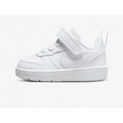 Chaussure Nike Court Borough Low 2 (TDV) bébé Blanc