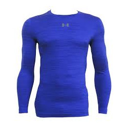 Maillot de compression à manches longues Under Armour ColdGear twist Bleu